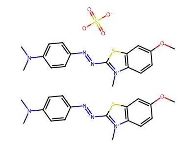 C.I. Basic Blue 54 structure