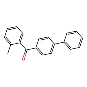 Benzophenone, 2-methyl-4'-phenyl- structure