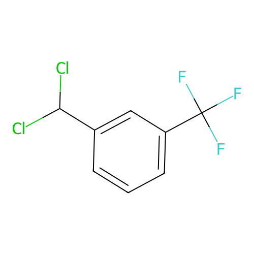 3-(Trifluoromethyl)benzal chloride structure