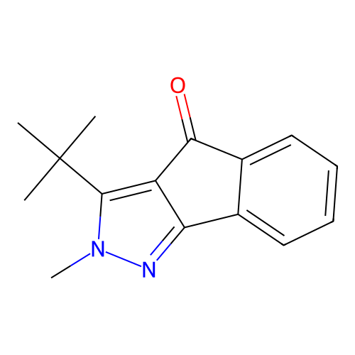3-(Tert-butyl)-2-methylindeno[3,2-c]pyrazol-4-one structure