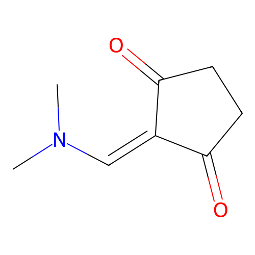 2-[(Dimethylamino)methylene]cyclopentane-1,3-dione structure