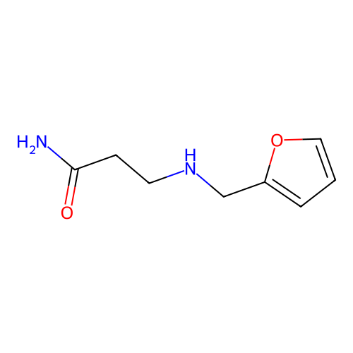 3-[(2-Furylmethyl)amino]propanamide structure