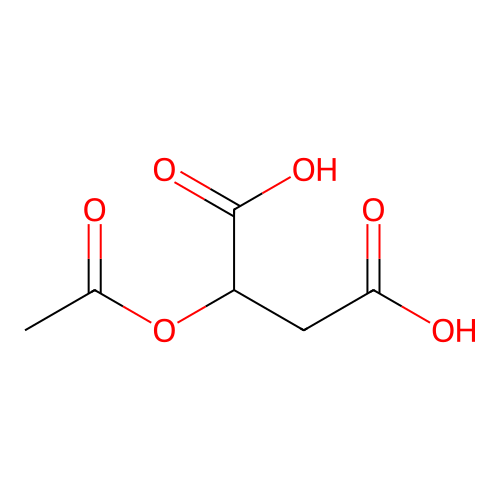 2-Acetoxysuccinic acid structure