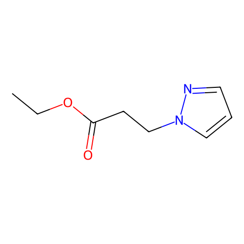 ethyl 3-(1H-pyrazol-1-yl)propanoate structure