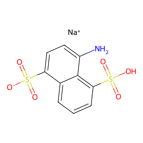 Sodium 4-Amino-1,5-naphthalenedisulfonate structure