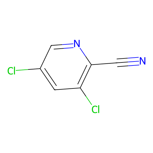 3,5-Dichloro-2-cyanopyridine structure