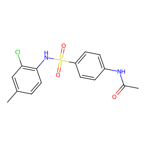 N-(4-((2-Chloro-4-methylanilino)sulfonyl)phenyl)acetamide structure