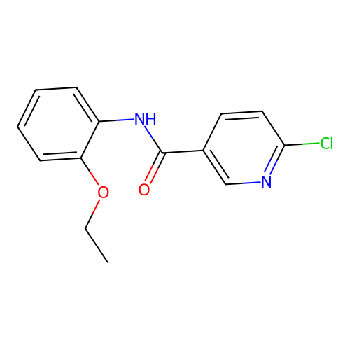 6-Chloro-N-(2-ethoxyphenyl)nicotinamide structure