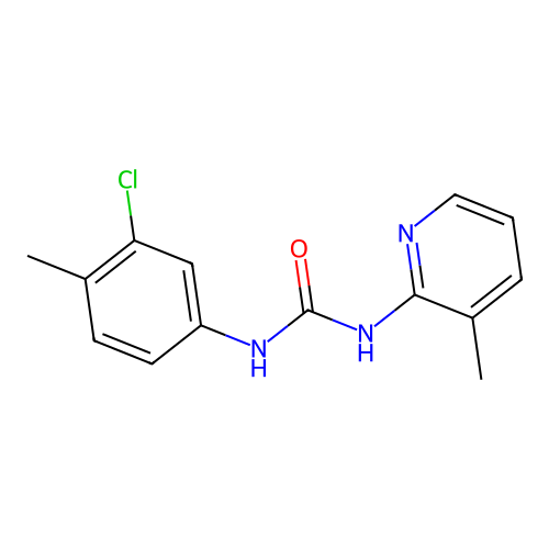 N-(3-Chloro-4-methylphenyl)-N'-(3-methyl-2-pyridinyl)urea structure