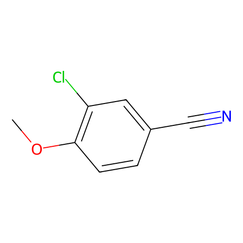 3-Chloro-4-methoxybenzonitrile structure