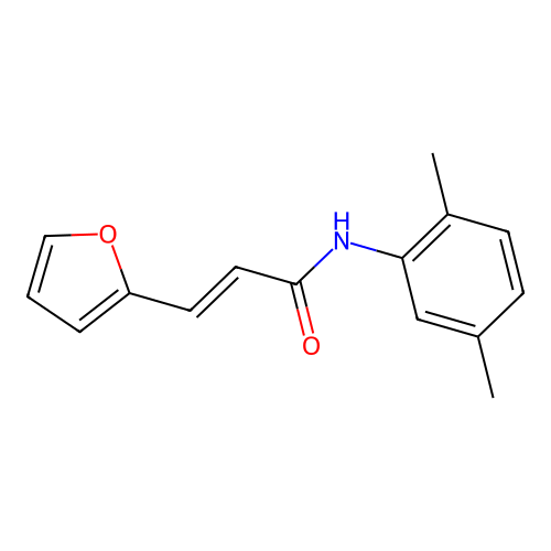 N-(2,5-Dimethylphenyl)-3-(furan-2-yl)acrylamide structure