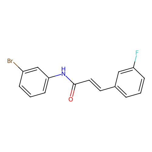 N-(3-Bromophenyl)-3-(3-fluorophenyl)-2-propenamide structure