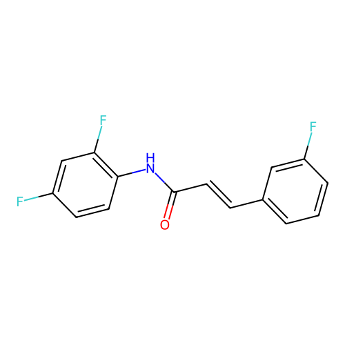 N-(2,4-Difluorophenyl)-3-(3-fluorophenyl)-2-propenamide structure