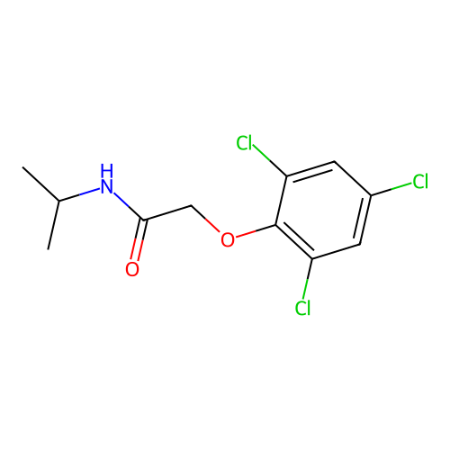 N-Isopropyl-2-(2,4,6-trichlorophenoxy)acetamide structure