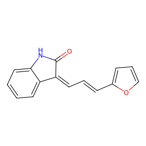 3-(3-(Furan-2-yl)allylidene)indolin-2-one structure