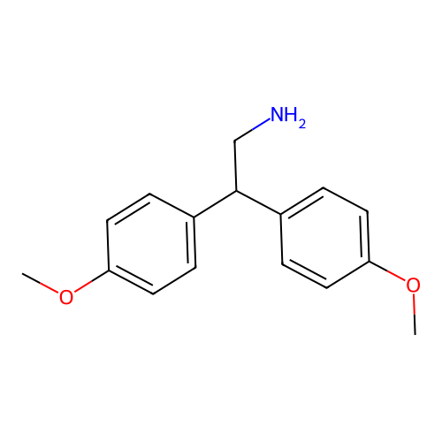 2,2-Bis(4-methoxyphenyl)ethylamine structure