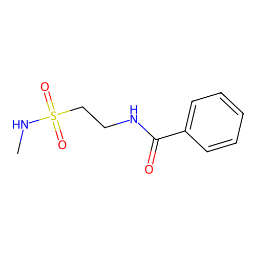 Benzamide, N-[2-[(methylamino)sulfonyl]ethyl]- structure