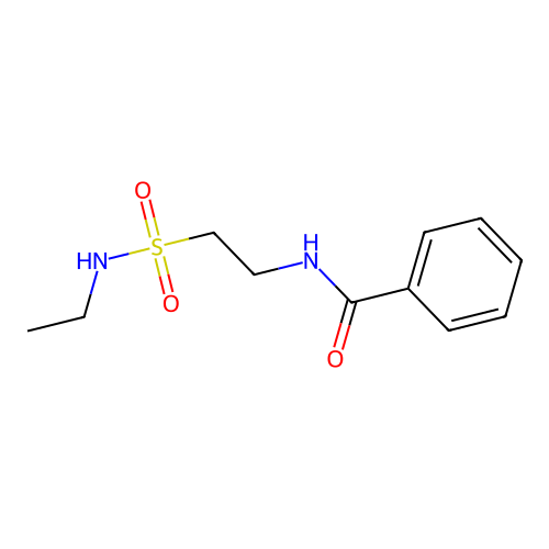 Benzamide, N-[2-[(ethylamino)sulfonyl]ethyl]- structure