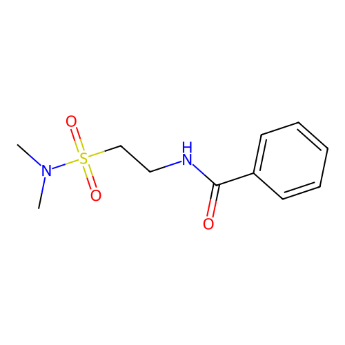Benzamide, N-[2-[(dimethylamino)sulfonyl]ethyl]- structure