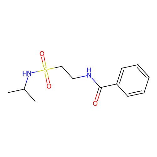 N-[2-(propan-2-ylsulfamoyl)ethyl]benzamide structure