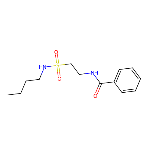 Benzamide, N-[2-[(butylamino)sulfonyl]ethyl]- structure