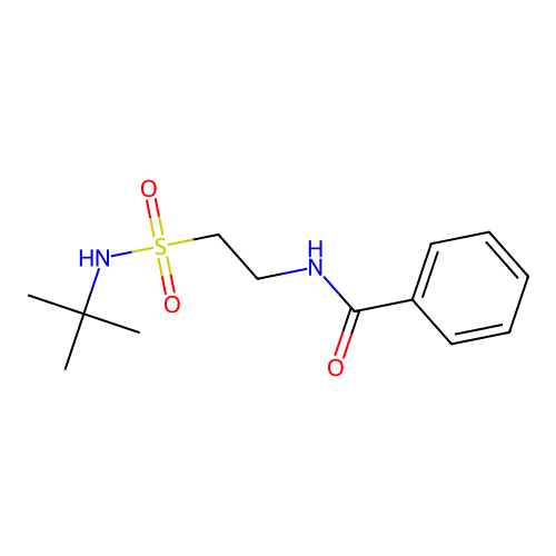 N-[2-(tert-butylsulfamoyl)ethyl]benzamide structure