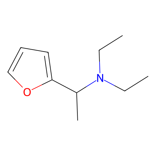 N,N-Diethyl-alpha-methyl-2-furanmethanamine structure