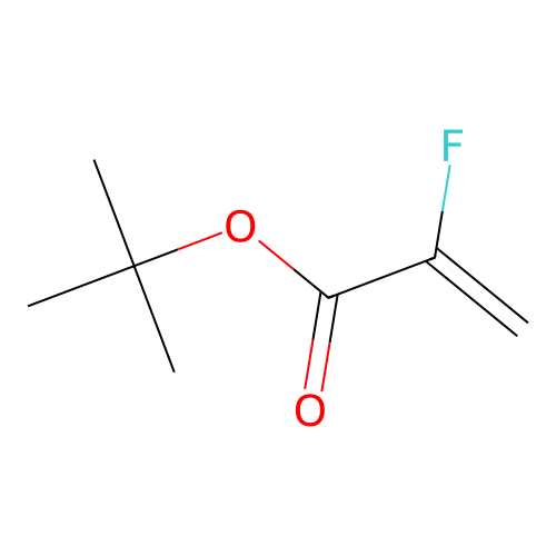 tert-Butyl 2-fluoroacrylate structure
