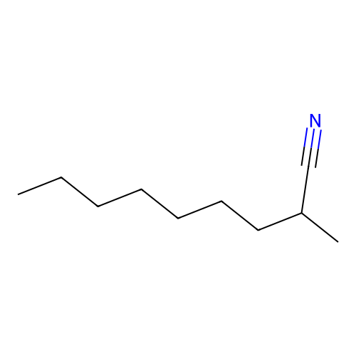 2-Methylnonanenitrile structure