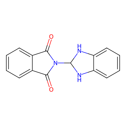 2-(2,3-Dihydro-1H-benzimidazol-2-yl)-1H-isoindole-1,3(2H)-dione structure
