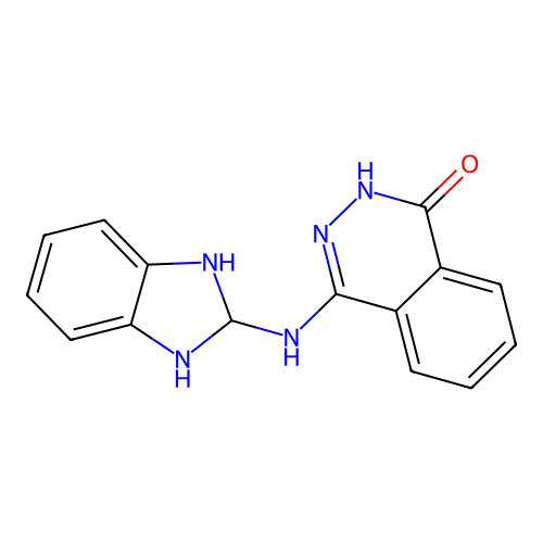4-(2,3-dihydro-1H-benzimidazol-2-ylamino)-2H-phthalazin-1-one structure