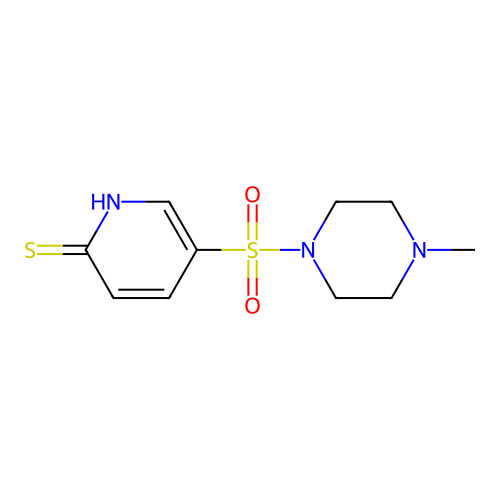 5-[(4-Methylpiperazin-1-yl)sulfonyl]pyridine-2-thiol structure
