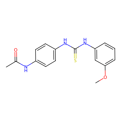 N-(4-{[(3-methoxyphenyl)carbamothioyl]amino}phenyl)acetamide structure