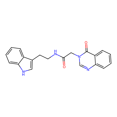 N-(2-(1H-indol-3-yl)ethyl)-2-(4-oxoquinazolin-3(4H)-yl)acetamide structure