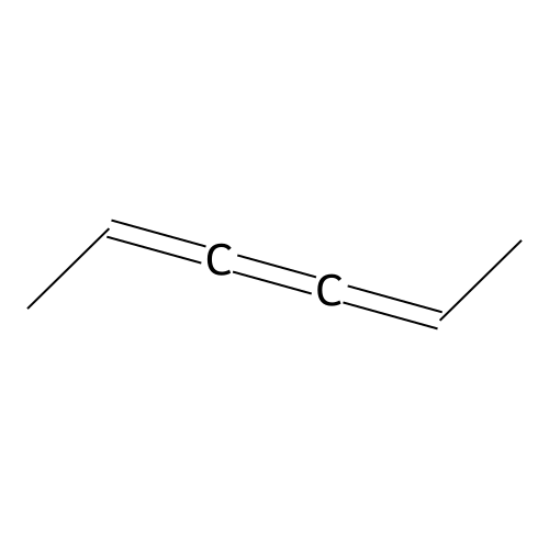cis-2,3,4-Hexatriene structure