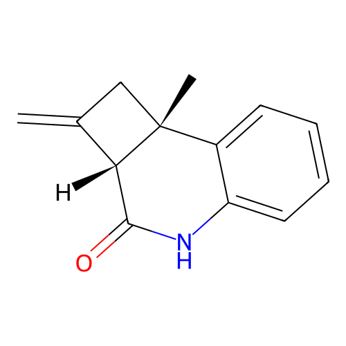 (2aR,8bS)-8b-methyl-2-methylene-2a,4-dihydro-1H-cyclobuta[c]quinolin-3-one structure