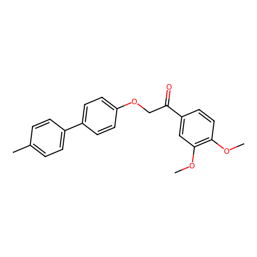 1-(3,4-Dimethoxyphenyl)-2-[4-(4-methylphenyl)phenoxy]ethan-1-one structure