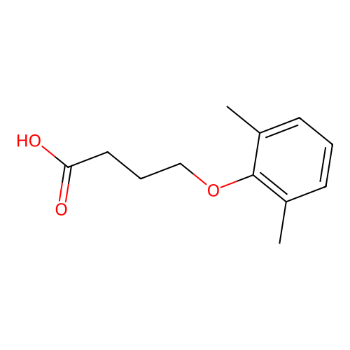 4-(2,6-dimethylphenoxy)butanoic Acid structure