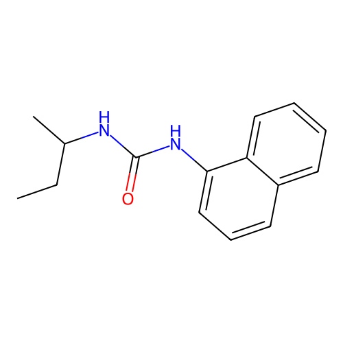 N-(Sec-butyl)-N'-(1-naphthyl)urea structure