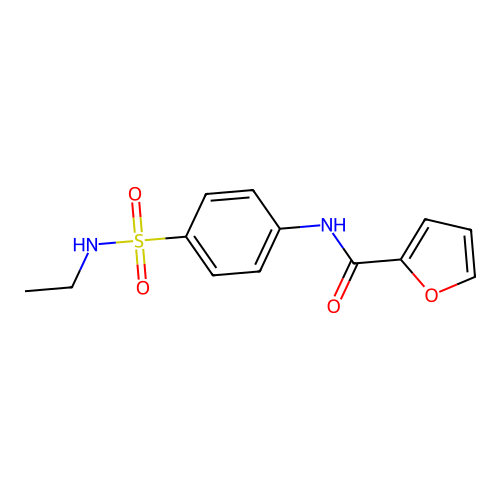 N-[4-(ethylsulfamoyl)phenyl]furan-2-carboxamide structure