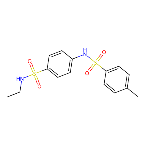 N-ethyl-4-(4-methylbenzenesulfonamido)benzene-1-sulfonamide structure