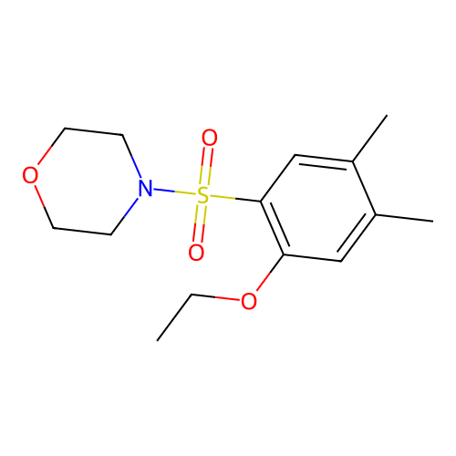 4-(2-Ethoxy-4,5-dimethylphenyl)sulfonylmorpholine structure