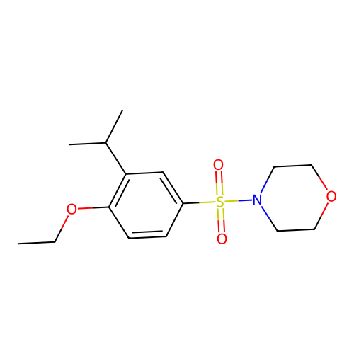 4-{[4-Ethoxy-3-(methylethyl)phenyl]sulfonyl}morpholine structure