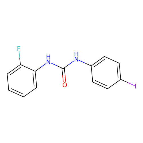 1-(2-Fluorophenyl)-3-(4-iodophenyl)urea structure