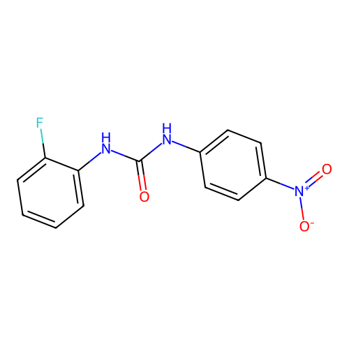 1-(2-Fluorophenyl)-3-(4-nitrophenyl)urea structure