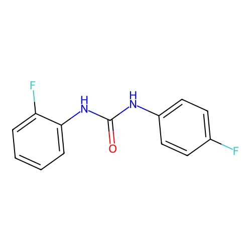 1-(2-Fluorophenyl)-3-(4-fluorophenyl)urea structure