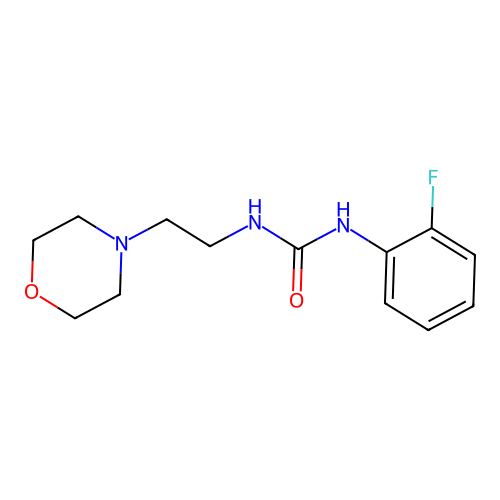 1-(2-Fluorophenyl)-3-(2-morpholin-4-ylethyl)urea structure