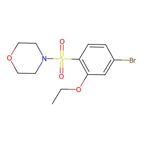 4-(4-Bromo-2-ethoxyphenyl)sulfonylmorpholine structure