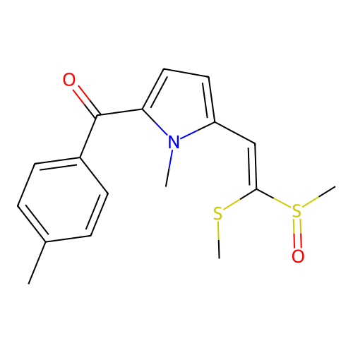[1-methyl-5-[(E)-2-methylsulfanyl-2-methylsulfinylethenyl]py structure