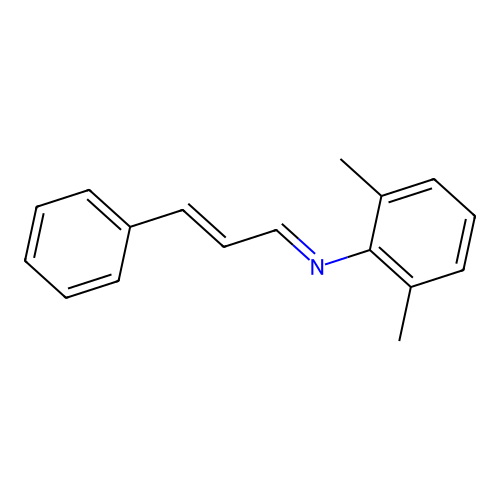 N-(2,6-dimethylphenyl)-3-phenylprop-2-en-1-imine structure